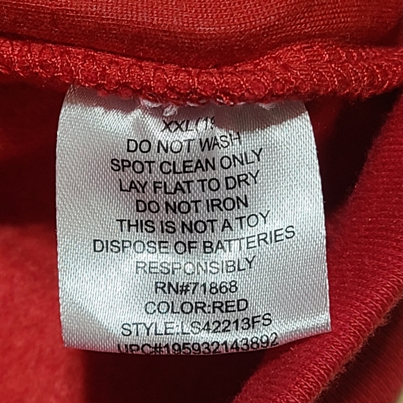 Coca-Cola Light Up Christmas Sweater size XXL - Picture 6 of 10